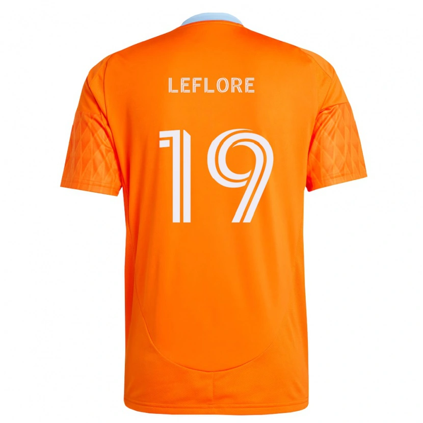 Danxen Heren Isaiah Leflore #19 Oranje Wit Thuisshirt Thuistenue 2026/27 T-Shirt