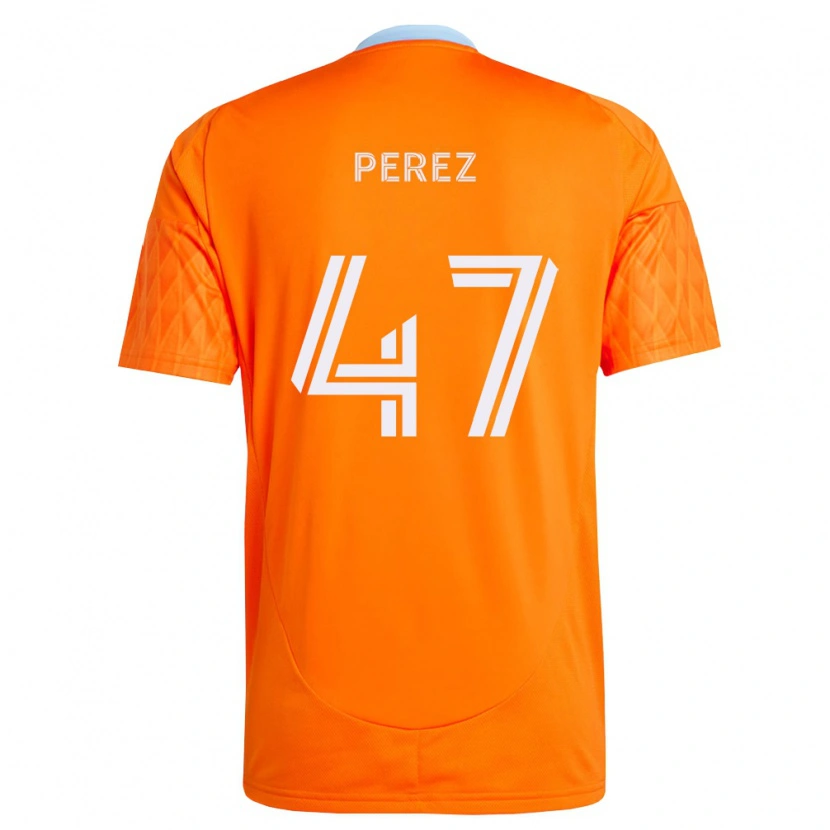 Danxen Heren Jaizhiño Perez #47 Oranje Wit Thuisshirt Thuistenue 2026/27 T-Shirt