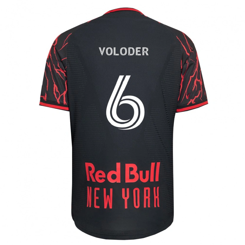 Danxen Heren Robert Voloder #6 Rood Zwart Wit Thuisshirt Thuistenue 2026/27 T-Shirt