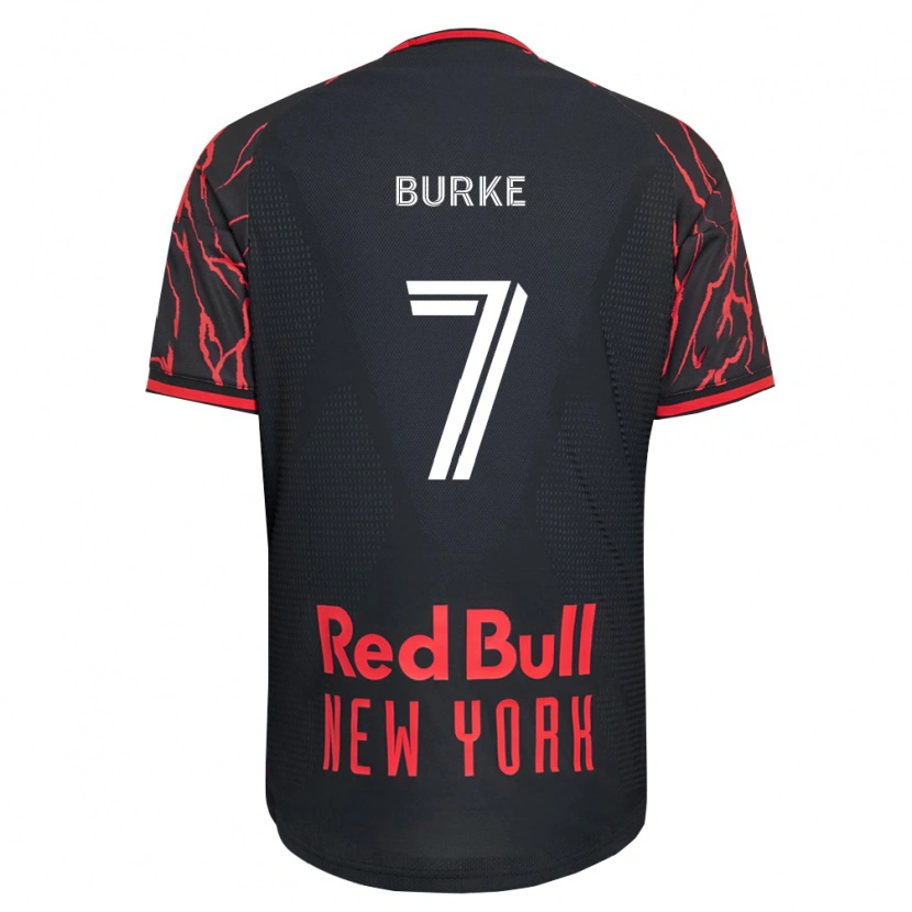Danxen Heren Cory Burke #7 Rood Zwart Wit Thuisshirt Thuistenue 2026/27 T-Shirt