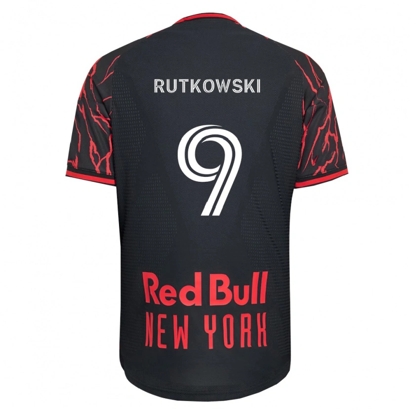 Danxen Heren David Rutkowski #9 Rood Zwart Wit Thuisshirt Thuistenue 2026/27 T-Shirt