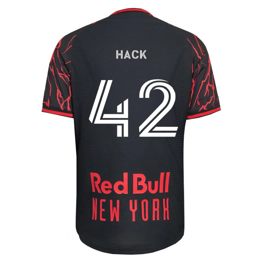 Danxen Heren Alexander Hack #42 Rood Zwart Wit Thuisshirt Thuistenue 2026/27 T-Shirt