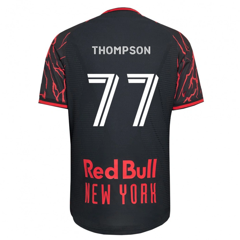 Danxen Heren Amos Shapiro-Thompson #77 Rood Zwart Wit Thuisshirt Thuistenue 2026/27 T-Shirt