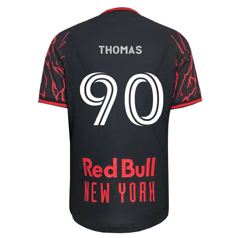 Danxen Heren Oladayo Thomas #90 Rood Zwart Wit Thuisshirt Thuistenue 2026/27 T-Shirt