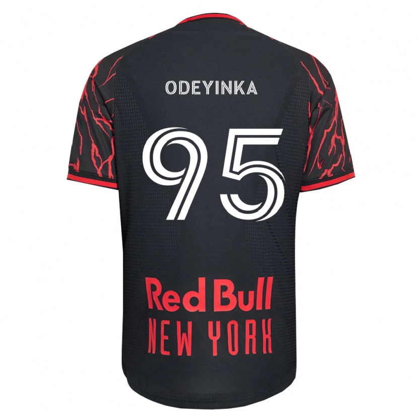 Danxen Heren Malik Odeyinka #95 Rood Zwart Wit Thuisshirt Thuistenue 2026/27 T-Shirt
