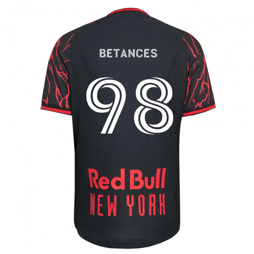 Danxen Heren Aidan Betances #98 Rood Zwart Wit Thuisshirt Thuistenue 2026/27 T-Shirt
