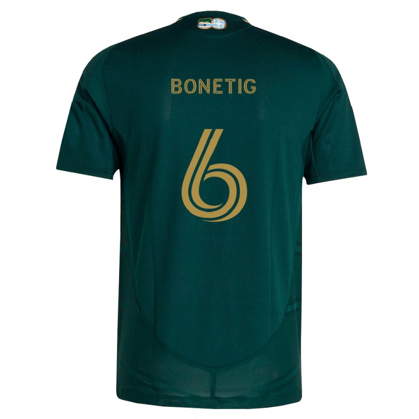 Danxen Heren Alex Bonetig #6 Donkergroen Bruin Thuisshirt Thuistenue 2026/27 T-Shirt