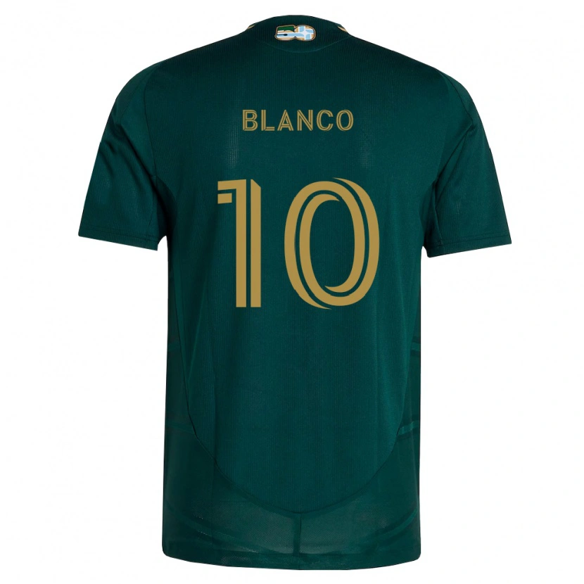 Danxen Heren Sebastián Blanco #10 Donkergroen Bruin Thuisshirt Thuistenue 2026/27 T-Shirt