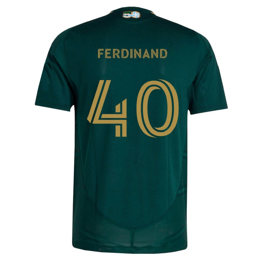 Danxen Heren Keesean Ferdinand #40 Donkergroen Bruin Thuisshirt Thuistenue 2026/27 T-Shirt