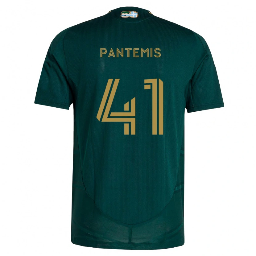 Danxen Heren James Pantemis #41 Donkergroen Bruin Thuisshirt Thuistenue 2026/27 T-Shirt