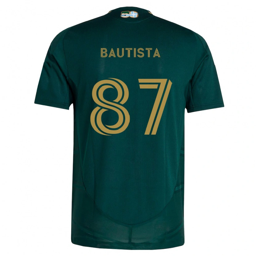 Danxen Heren Ricardo Bautista #87 Donkergroen Bruin Thuisshirt Thuistenue 2026/27 T-Shirt