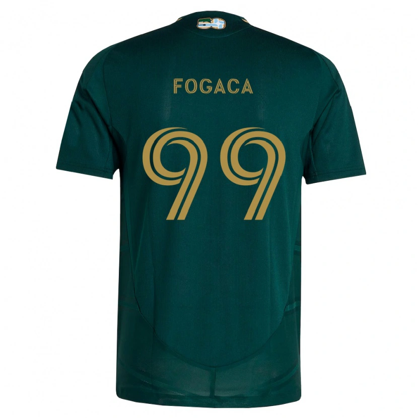 Danxen Heren Nathan Fogaça #99 Donkergroen Bruin Thuisshirt Thuistenue 2026/27 T-Shirt