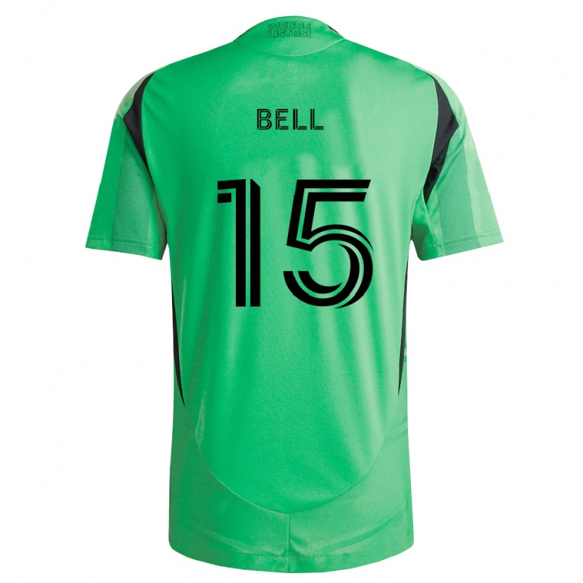 Danxen Heren Jon Bell #15 Smaragdgroen Zwart Thuisshirt Thuistenue 2026/27 T-Shirt