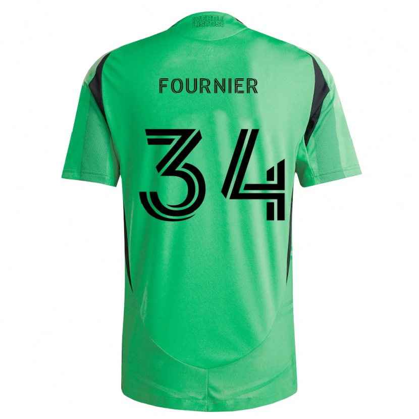 Danxen Heren Drake Fournier #34 Smaragdgroen Zwart Thuisshirt Thuistenue 2026/27 T-Shirt