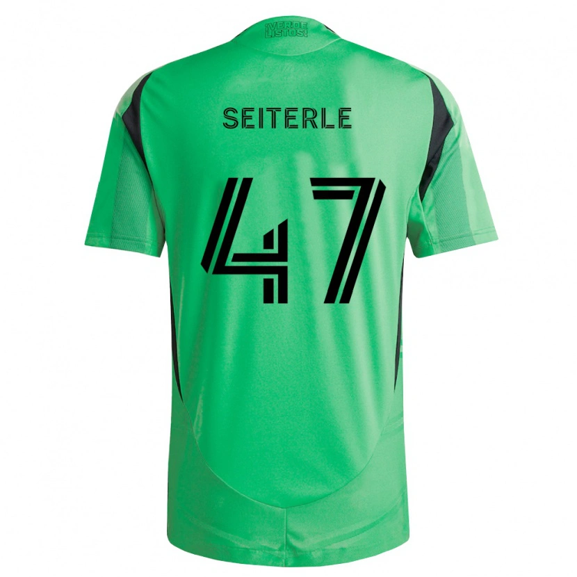 Danxen Heren Sebastian Seiterle #47 Smaragdgroen Zwart Thuisshirt Thuistenue 2026/27 T-Shirt