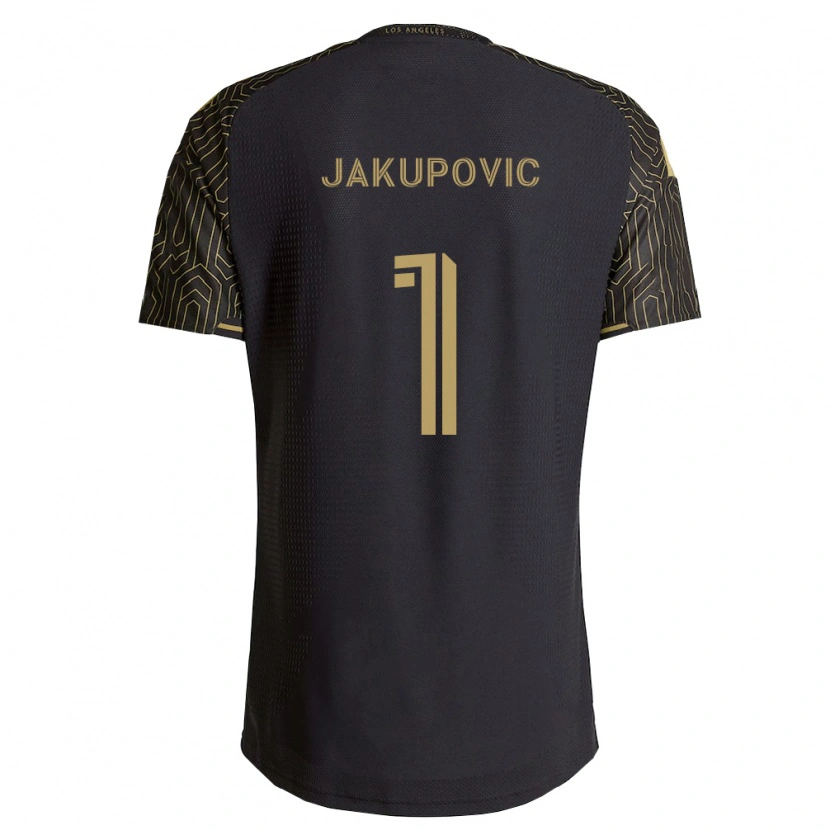 Danxen Heren Eldin Jakupovic #1 Bruin Zwart Thuisshirt Thuistenue 2026/27 T-Shirt
