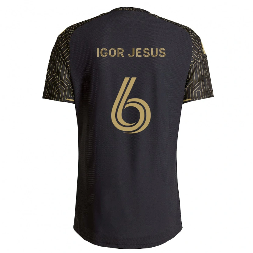 Danxen Heren Igor Jesus #6 Bruin Zwart Thuisshirt Thuistenue 2026/27 T-Shirt