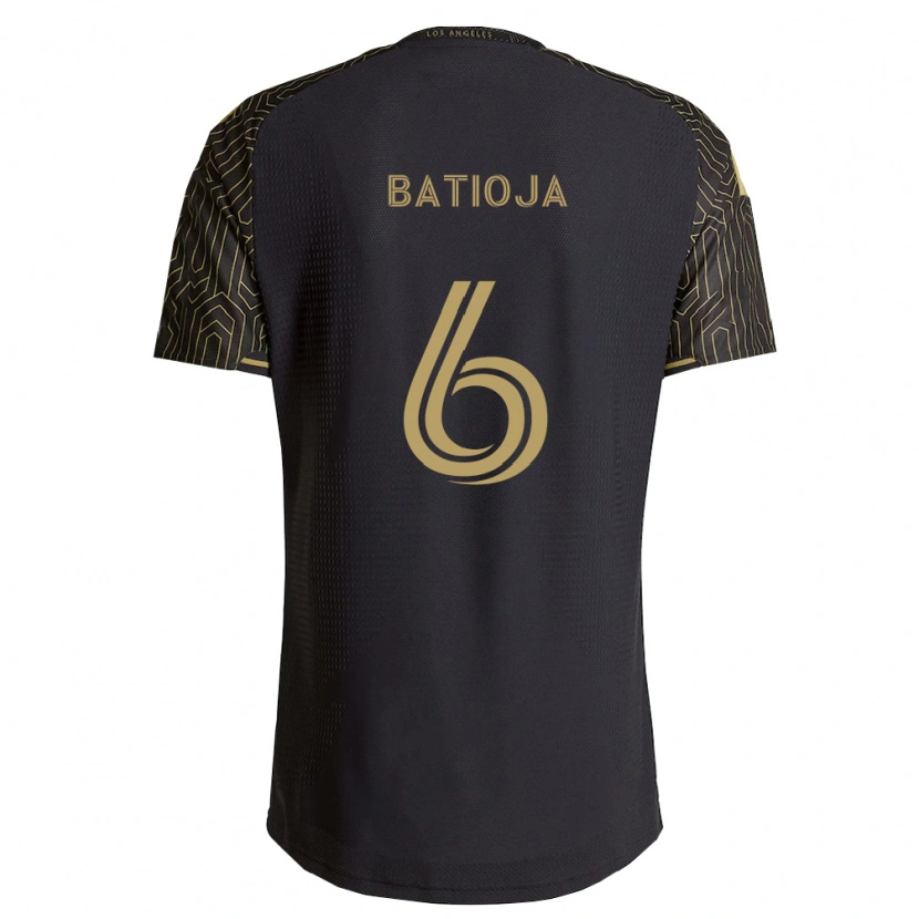 Danxen Heren Jeremy Batioja #6 Bruin Zwart Thuisshirt Thuistenue 2026/27 T-Shirt