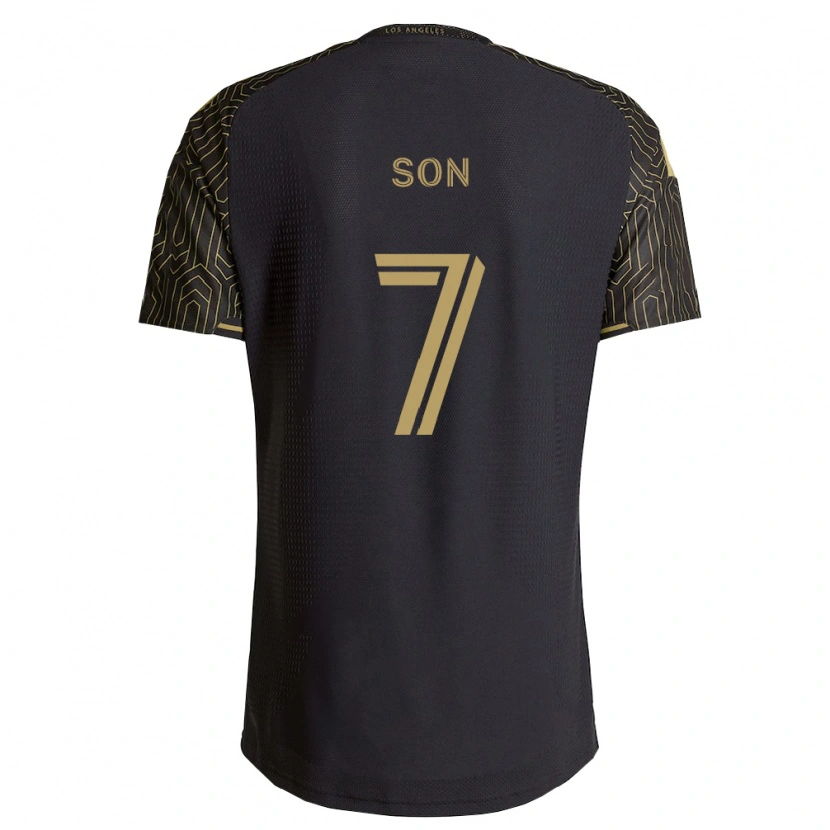Danxen Heren Heung-Min Son #7 Bruin Zwart Thuisshirt Thuistenue 2026/27 T-Shirt