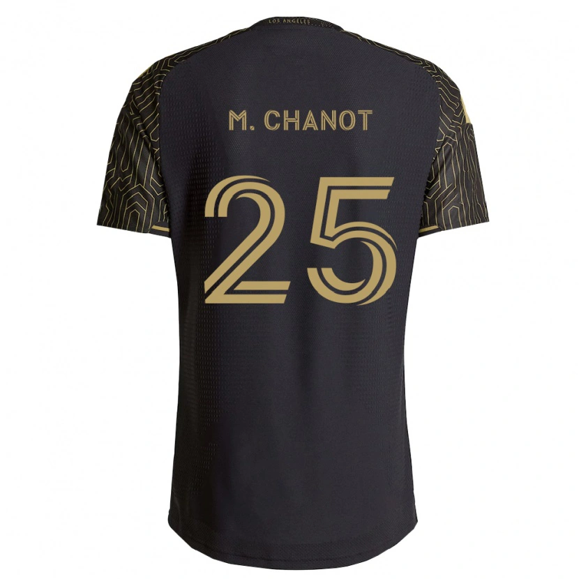 Danxen Heren Maxime Chanot #25 Bruin Zwart Thuisshirt Thuistenue 2026/27 T-Shirt