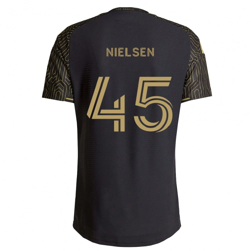 Danxen Heren Kenny Nielsen #45 Bruin Zwart Thuisshirt Thuistenue 2026/27 T-Shirt