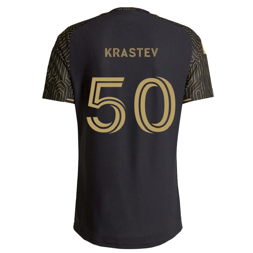 Danxen Heren Filip Krastev #50 Bruin Zwart Thuisshirt Thuistenue 2026/27 T-Shirt