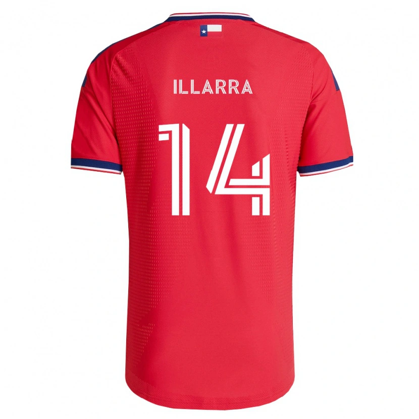 Danxen Heren Asier Illarramendi #14 Rood Blauw Wit Thuisshirt Thuistenue 2026/27 T-Shirt