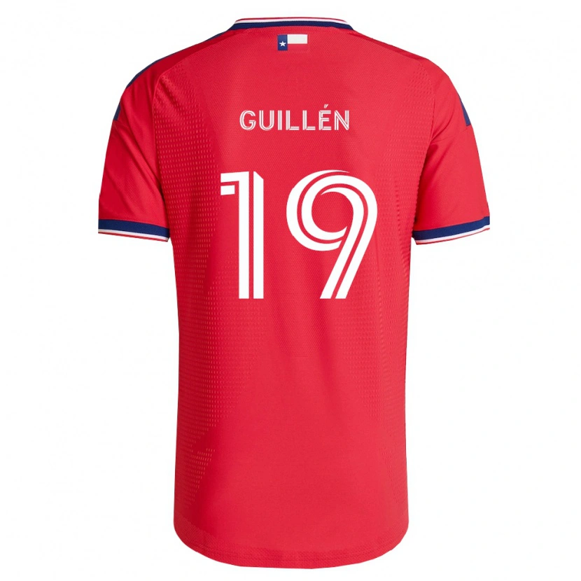 Danxen Heren Christian Guillén #19 Rood Blauw Wit Thuisshirt Thuistenue 2026/27 T-Shirt