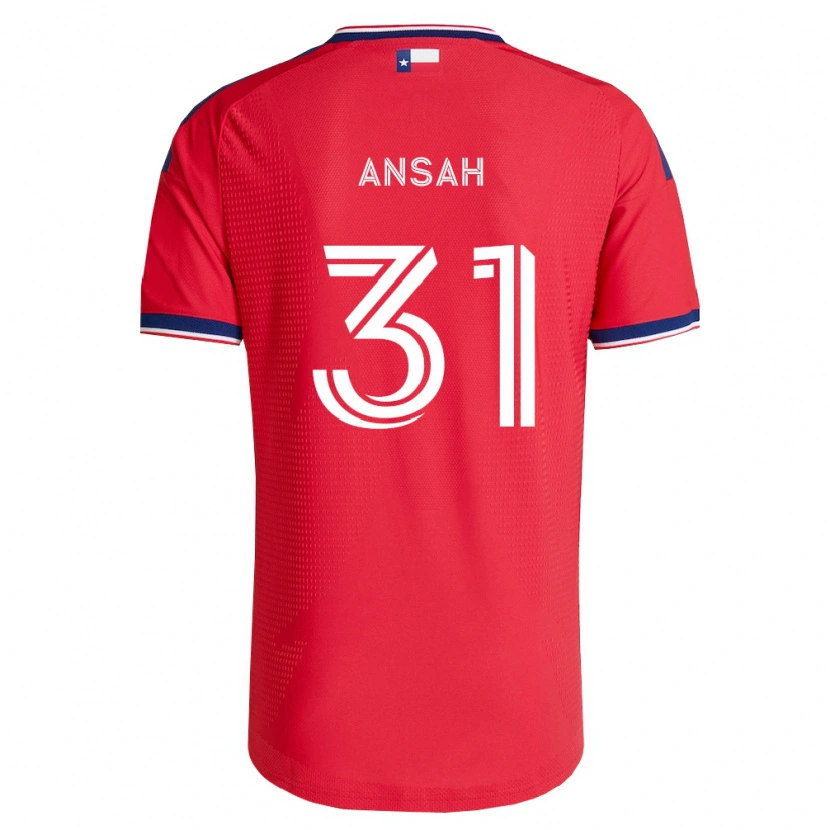 Danxen Heren Eugene Ansah #31 Rood Blauw Wit Thuisshirt Thuistenue 2026/27 T-Shirt