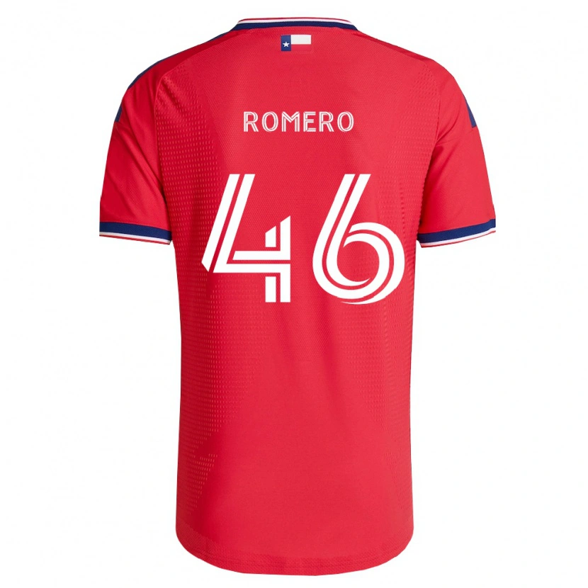 Danxen Heren Isaac Romero #46 Rood Blauw Wit Thuisshirt Thuistenue 2026/27 T-Shirt