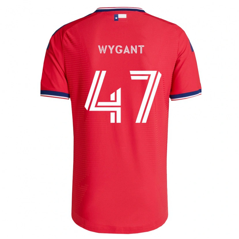 Danxen Heren Christian Wygant #47 Rood Blauw Wit Thuisshirt Thuistenue 2026/27 T-Shirt