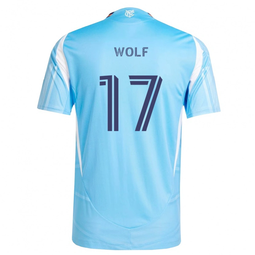 Danxen Heren Hannes Wolf #17 Hemelsblauw Wit Thuisshirt Thuistenue 2026/27 T-Shirt