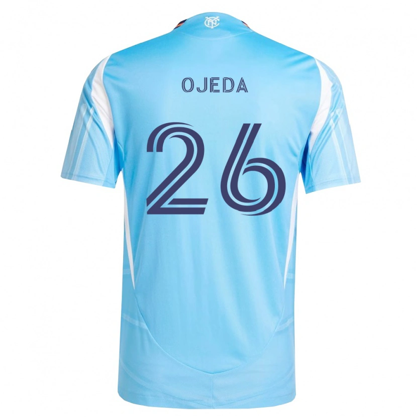 Danxen Heren Agustín Ojeda #26 Hemelsblauw Wit Thuisshirt Thuistenue 2026/27 T-Shirt