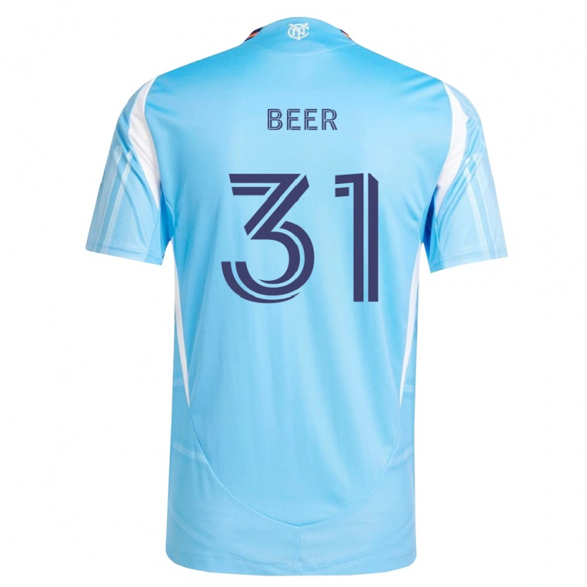 Danxen Heren Jack Beer #31 Hemelsblauw Wit Thuisshirt Thuistenue 2026/27 T-Shirt