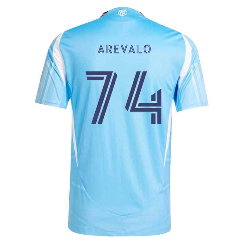 Danxen Heren Ronny Arévalo #74 Hemelsblauw Wit Thuisshirt Thuistenue 2026/27 T-Shirt