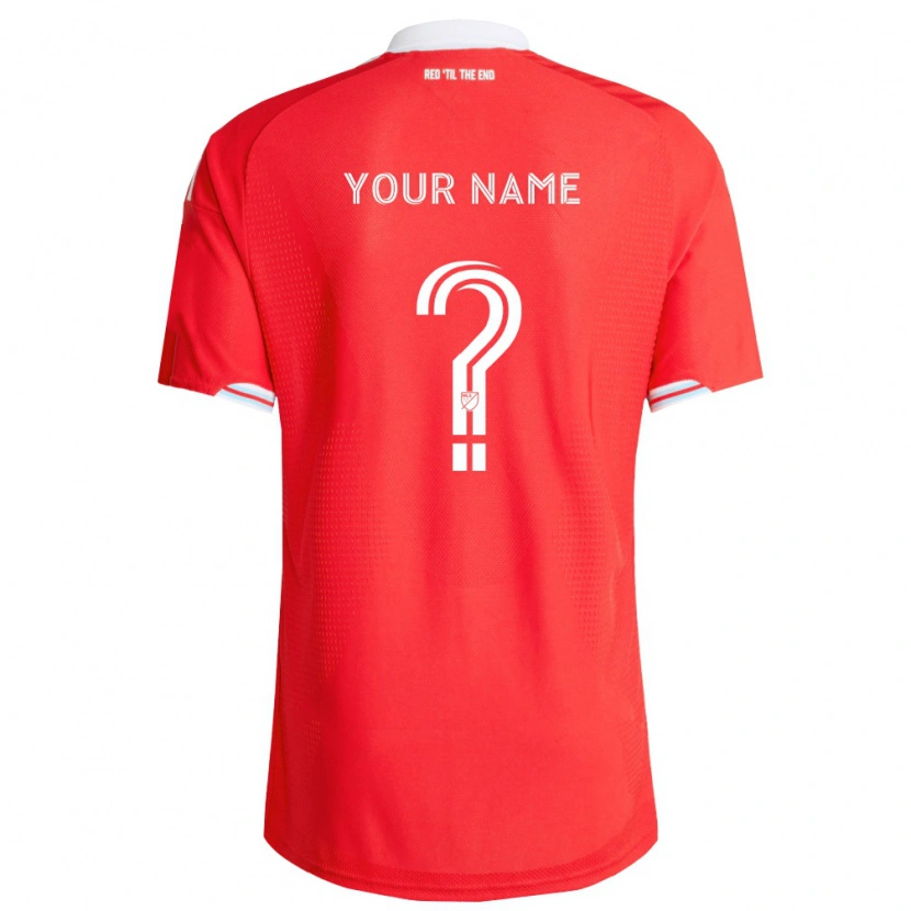 Danxen Heren Uw Naam #0 Rood Diep Blauw Wit Thuisshirt Thuistenue 2026/27 T-Shirt