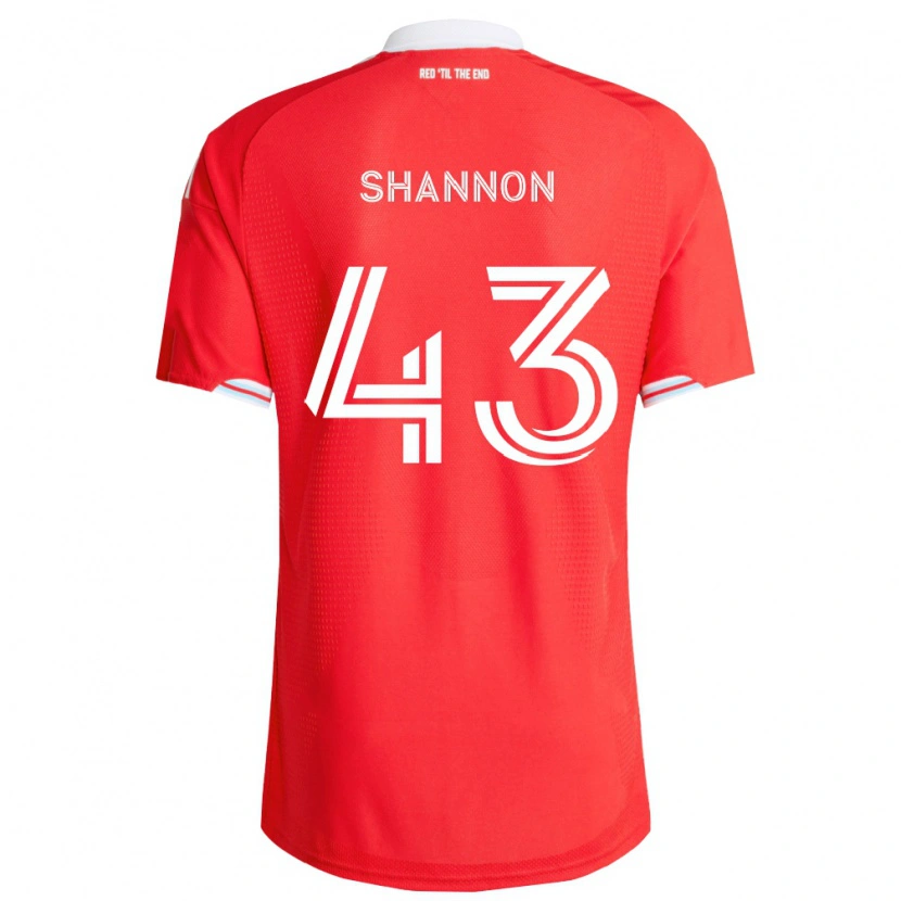 Danxen Heren Jaylen Shannon #43 Rood Diep Blauw Wit Thuisshirt Thuistenue 2026/27 T-Shirt