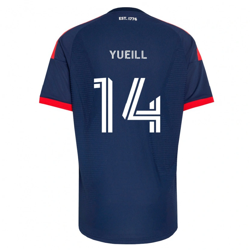 Danxen Heren Jackson Yueill #14 Koninklijk Blauw Rood Wit Thuisshirt Thuistenue 2026/27 T-Shirt