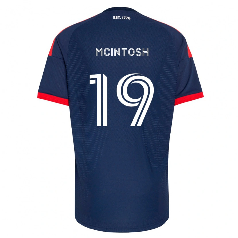 Danxen Heren Damario Mcintosh #19 Koninklijk Blauw Rood Wit Thuisshirt Thuistenue 2026/27 T-Shirt