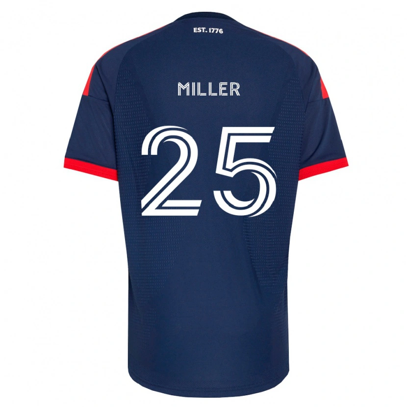 Danxen Heren Peyton Miller #25 Koninklijk Blauw Rood Wit Thuisshirt Thuistenue 2026/27 T-Shirt