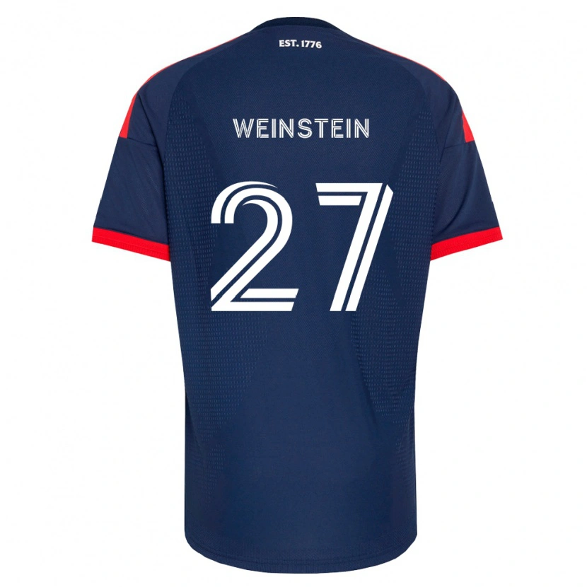 Danxen Heren Max Weinstein #27 Koninklijk Blauw Rood Wit Thuisshirt Thuistenue 2026/27 T-Shirt
