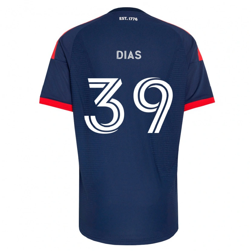 Danxen Heren Marcos Dias #39 Koninklijk Blauw Rood Wit Thuisshirt Thuistenue 2026/27 T-Shirt