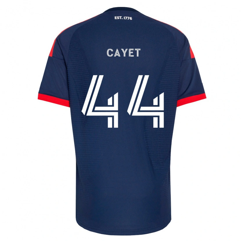 Danxen Heren Pierre Cayet #44 Koninklijk Blauw Rood Wit Thuisshirt Thuistenue 2026/27 T-Shirt
