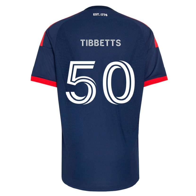Danxen Heren Matthew Tibbetts #50 Koninklijk Blauw Rood Wit Thuisshirt Thuistenue 2026/27 T-Shirt