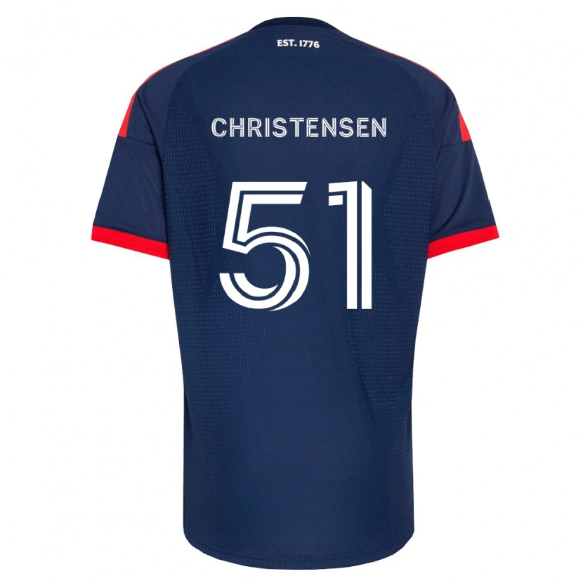 Danxen Heren Kevin Christensen #51 Koninklijk Blauw Rood Wit Thuisshirt Thuistenue 2026/27 T-Shirt