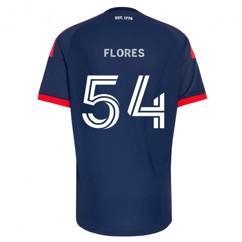 Danxen Heren Edwin Flores #54 Koninklijk Blauw Rood Wit Thuisshirt Thuistenue 2026/27 T-Shirt