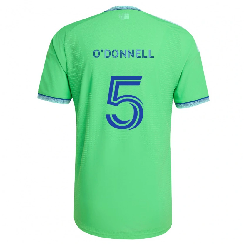 Danxen Heren Kristina O'donnell #5 Groen Lichtblauw Thuisshirt Thuistenue 2026/27 T-Shirt