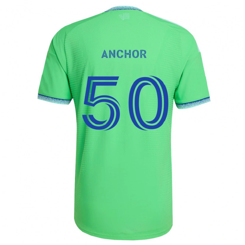 Danxen Heren Max Anchor #50 Groen Lichtblauw Thuisshirt Thuistenue 2026/27 T-Shirt