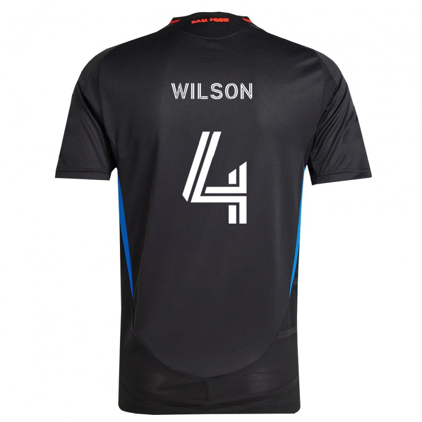 Danxen Heren Bruno Wilson #4 Blauw Wit Zwart Thuisshirt Thuistenue 2026/27 T-Shirt