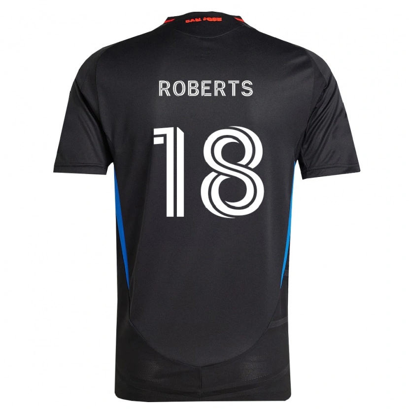 Danxen Heren Reid Roberts #18 Blauw Wit Zwart Thuisshirt Thuistenue 2026/27 T-Shirt